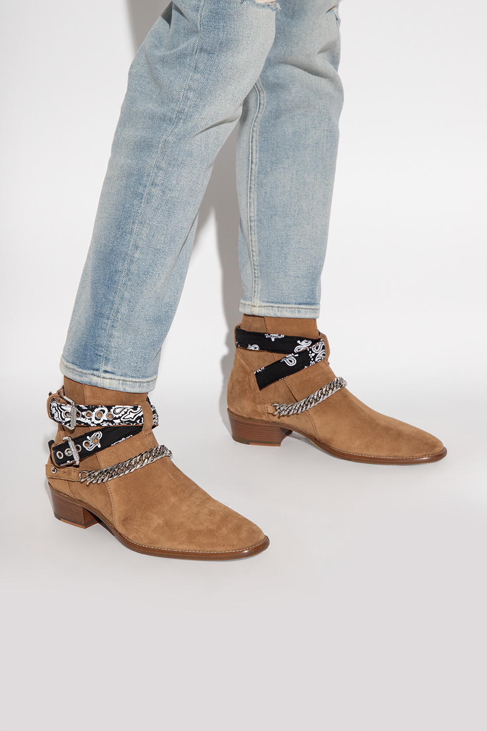 SchaferandweinerShops Nicaragua - Chunky Cupsole Laceup Sneakers Womens -  Brown 'Bandana' ankle boots Amiri